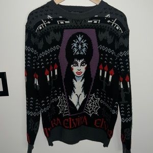 Elvira Holiday sweater (🎃 or 🎄)